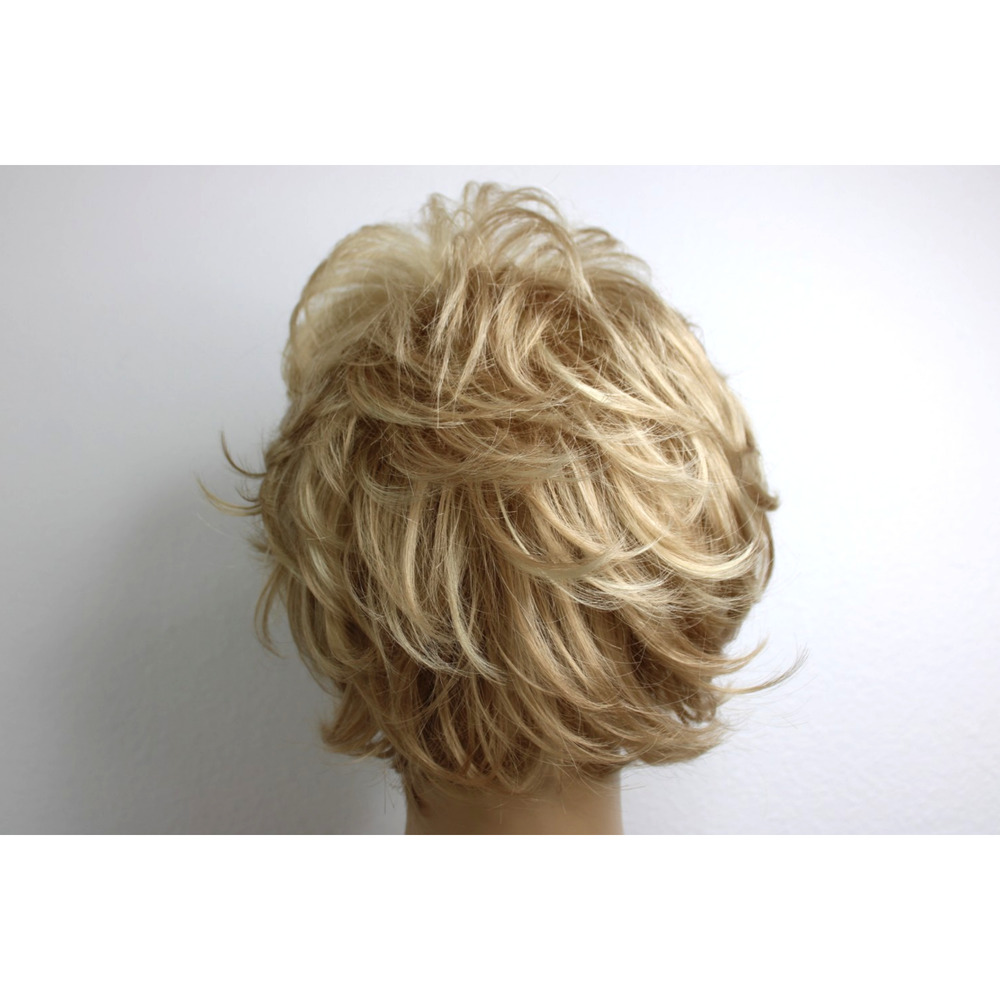 Envy by Alan Eaton Wig Blonde Textured Short Wavy 100% Kanekalon Fiber - Picture 4 of 10